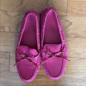 Cole Haan Pink Driving Mocs size 7.5